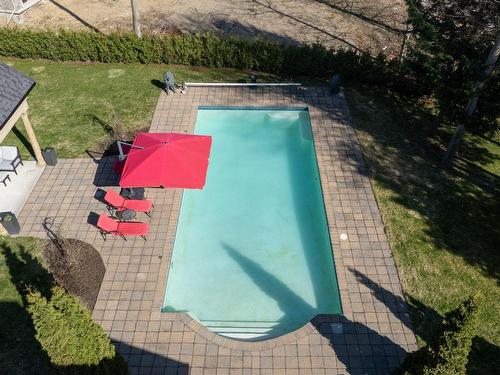 Aerial photo - 42 Rue De Cambridge, Hudson, QC - Outdoor With In Ground Pool