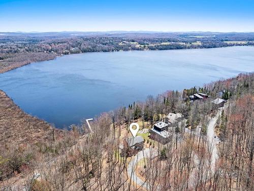 Aerial photo - 251 Ch. Des Bosquets-Fleuris, Stanstead - Canton, QC - Outdoor With Body Of Water With View