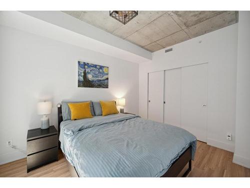 Chambre Ã Â coucher - 412-1320 Rue Olier, Montréal (Le Sud-Ouest), QC - Indoor Photo Showing Bedroom