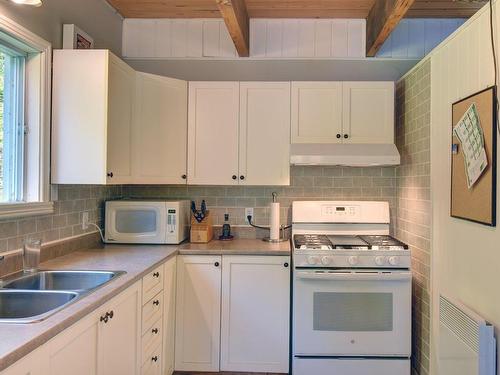 Kitchen - 241 Ch. Després, La Minerve, QC - Indoor Photo Showing Kitchen With Double Sink