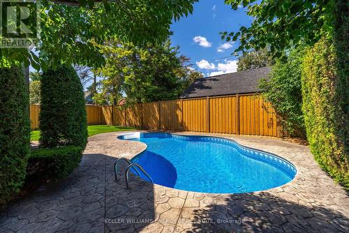 418 Euclid Street, Whitby, ON - Outdoor With In Ground Pool With Backyard