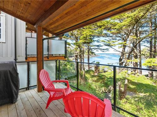 22-1002 Peninsula Rd, Ucluelet, BC - Outdoor With Body Of Water With Balcony With Exterior