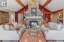 191 Tumbledown Road, Lansdowne, ON  - Indoor Photo Showing Living Room With Fireplace 