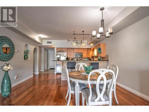 7922 Okanagan Landing Road Unit# 602, Vernon, BC - Indoor Photo Showing Dining Room