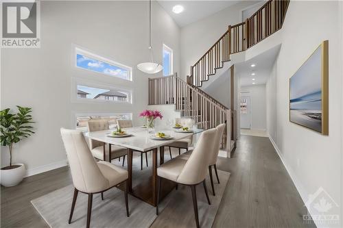 Virtual Staging (VS) - Open concept Dining Room - 72 Dowdall Circle, Carleton Place, ON - Indoor Photo Showing Dining Room