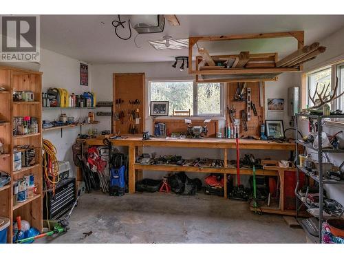 3965 Schubert Road, Armstrong, BC - Indoor Photo Showing Garage