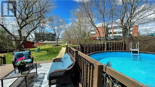275 Highland Avenue, Fredericton, NB - Outdoor With Above Ground Pool