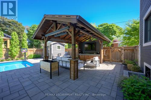 402 Pepper Drive, Burlington, ON - Outdoor With In Ground Pool