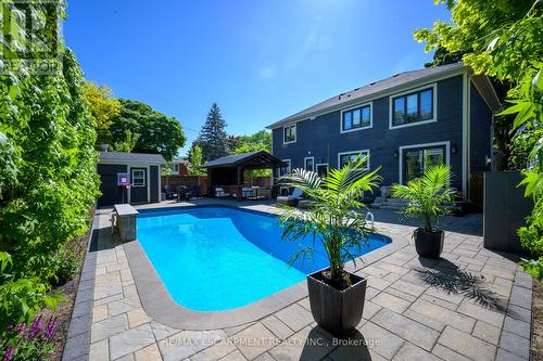 402 Pepper Drive, Burlington, ON - Outdoor With In Ground Pool With Exterior
