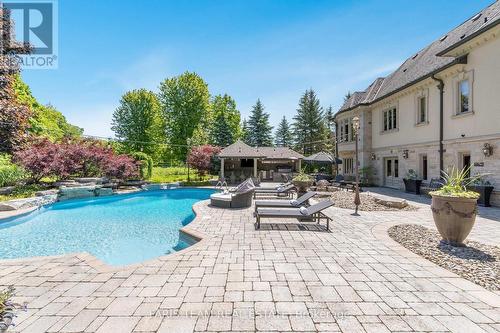 95 Eden Vale Drive, King, ON - Outdoor With In Ground Pool With Backyard
