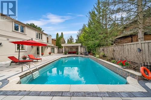 139 Denlow Boulevard, Toronto, ON - Outdoor With In Ground Pool With Backyard With Exterior