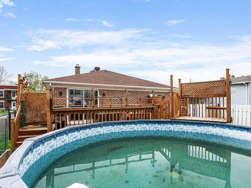 Pool - 319 Rue Lamoureux, Granby, QC - Outdoor With Above Ground Pool