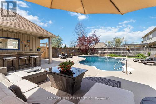 242 East Rivertrace Walk, London, ON - Outdoor With In Ground Pool With Deck Patio Veranda With Exterior