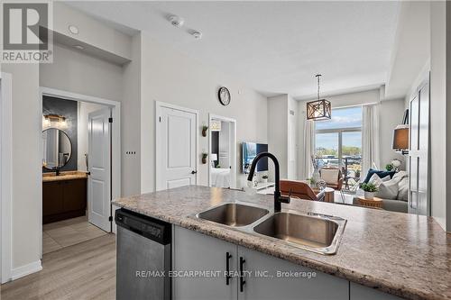 119 - 450 Dundas Street E, Hamilton, ON - Indoor Photo Showing Kitchen With Double Sink
