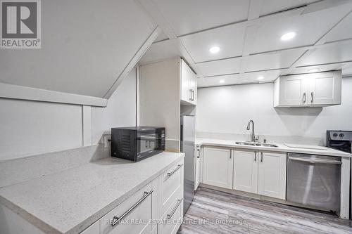 1571 Lewisham Dr, Mississauga, ON - Indoor Photo Showing Kitchen With Double Sink