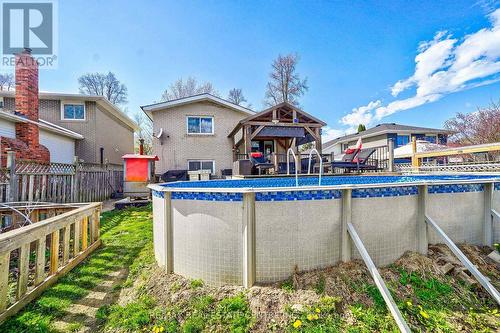 1571 Lewisham Dr, Mississauga, ON - Outdoor With Above Ground Pool