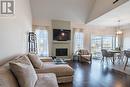 18 Bluestone Crescent, Brampton, ON  - Indoor Photo Showing Living Room With Fireplace 