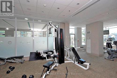 210 - 3515 Kariya Drive, Mississauga, ON - Indoor Photo Showing Gym Room