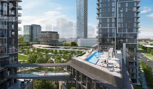 907 - 1000 Portage Parkway, Vaughan, ON - Outdoor With Balcony With Facade