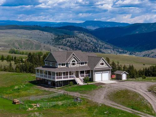 4860 Jackson Road, Kamloops, BC - Outdoor With Deck Patio Veranda With View