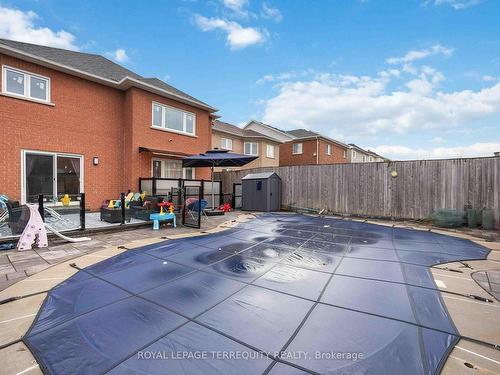 1330 Aldergrove Dr, Oshawa, ON - Outdoor With In Ground Pool With Deck Patio Veranda With Exterior