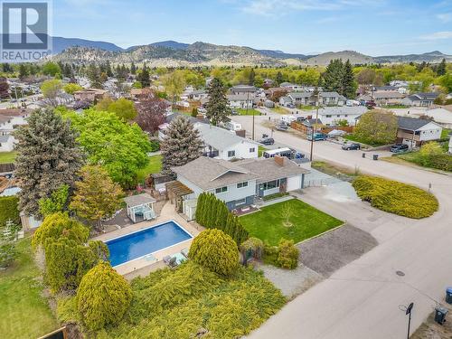 1100 Crown Street, Kelowna, BC - Outdoor With In Ground Pool With View