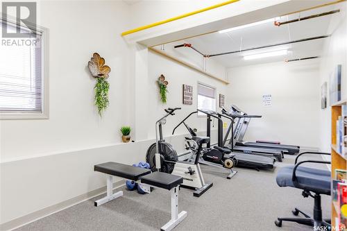 305 2 18Th Street, Battleford, SK - Indoor Photo Showing Gym Room