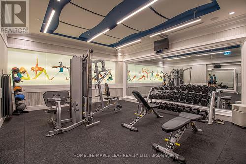1801 - 9085 Jane Street, Vaughan, ON - Indoor Photo Showing Gym Room
