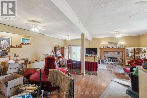 14149 Fourth Line, Milton, ON - Indoor Photo Showing Living Room With Fireplace