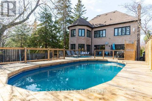 140 Bathgate Drive, Toronto, ON - Outdoor With In Ground Pool With Deck Patio Veranda