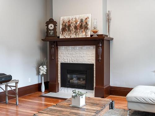 2326 Garcia Street, Merritt, BC - Indoor Photo Showing Living Room With Fireplace