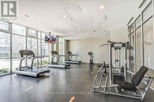 501 - 62 Forest Manor Road, Toronto, ON - Indoor Photo Showing Gym Room