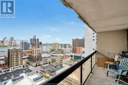 150 Park Unit# 1706, Windsor, ON - Outdoor With Balcony With View