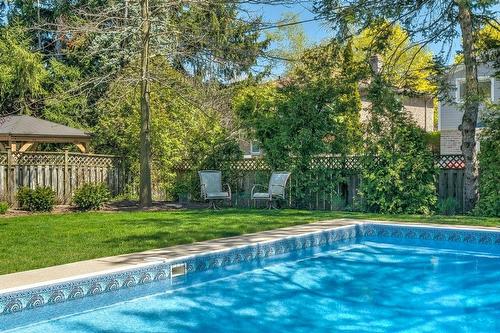 4456 Tremineer Avenue, Burlington, ON - Outdoor With In Ground Pool With Backyard