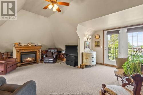 53 Laird Avenue South, Amherstburg, ON - Indoor Photo Showing Living Room With Fireplace