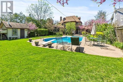 53 Laird Avenue South, Amherstburg, ON - Outdoor With In Ground Pool With Backyard