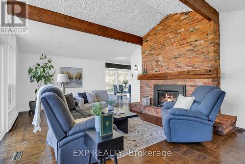 452 Clouston Road, Alnwick/Haldimand, ON - Indoor Photo Showing Living Room With Fireplace
