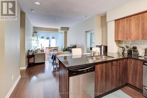 1205 - 55 East Liberty Street, Toronto C01, ON - Indoor Photo Showing Kitchen With Double Sink