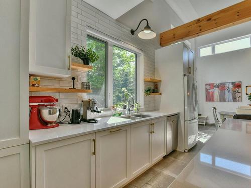 Kitchen - 75 Ch. Luna, Saint-Sauveur, QC - Indoor Photo Showing Kitchen With Double Sink