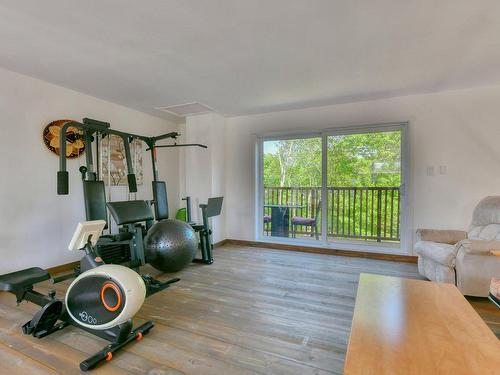 Exercise room - 75 Ch. Luna, Saint-Sauveur, QC - Indoor Photo Showing Living Room