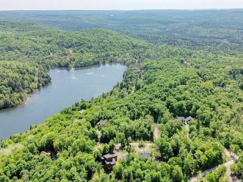 Aerial photo - 75 Ch. Luna, Saint-Sauveur, QC - Outdoor With Body Of Water With View