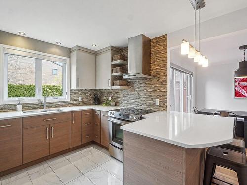 Kitchen - 282 Rue Corot, Montréal (Verdun/Île-Des-Soeurs), QC - Indoor Photo Showing Kitchen With Double Sink With Upgraded Kitchen