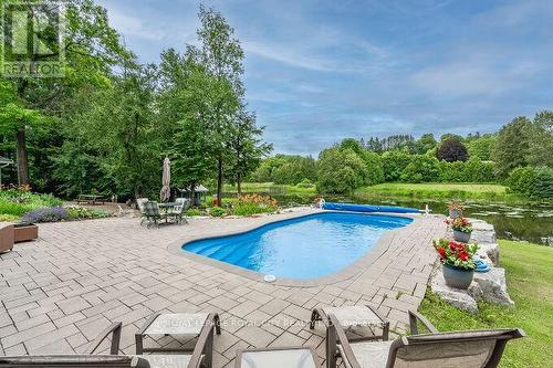 49 Levitta Street, Grey Highlands, ON - Outdoor With In Ground Pool With Backyard