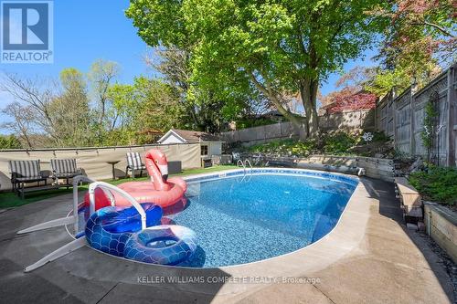 10 Welland Vale Road, St. Catharines, ON - Outdoor With In Ground Pool