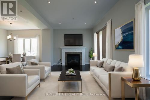 47 Videl Crescent N, St. Catharines, ON - Indoor Photo Showing Living Room With Fireplace