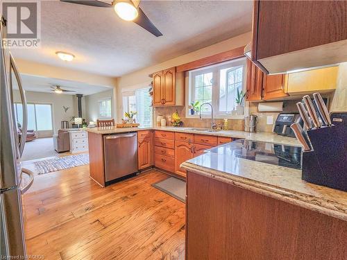 74 Spry Lake Road, Oliphant, ON - Indoor Photo Showing Kitchen