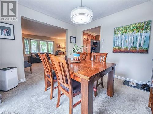 74 Spry Lake Road, Oliphant, ON - Indoor Photo Showing Dining Room