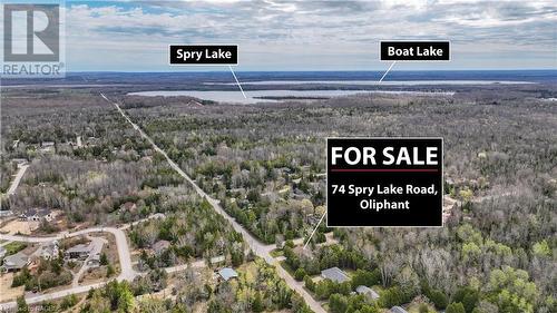 74 Spry Lake Road, Oliphant, ON - Outdoor With View