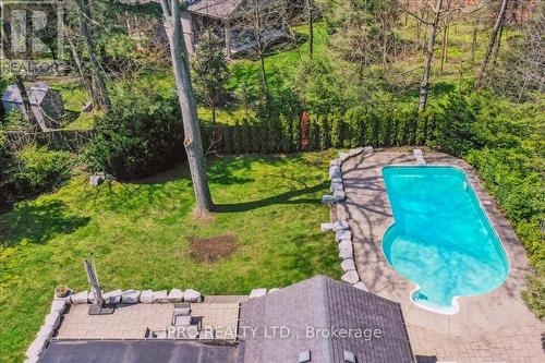 1037 Lakeshore Road W, Oakville, ON - Outdoor With In Ground Pool