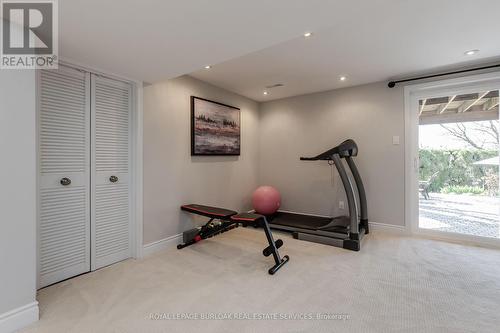 1320 Monmouth Dr, Burlington, ON - Indoor Photo Showing Gym Room